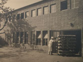 Fabrikgebäude Hofseite 1948